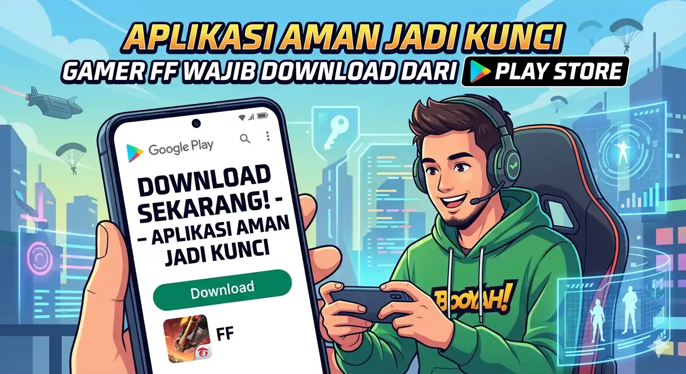 Aplikasi Aman Jadi Kunci, Gamer FF Wajib Download dari Play Store